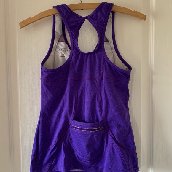 Athleta energy bright purple medallion print tank top - Picture 2 of 6